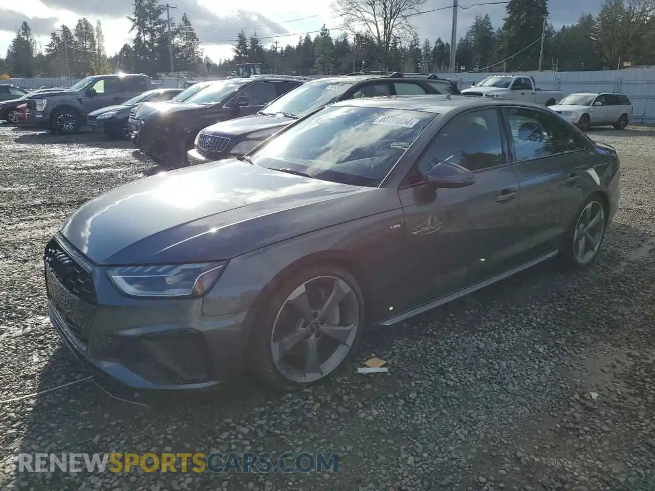 1 Photograph of a damaged car WAUEAAF45MA039716 AUDI A4 2021