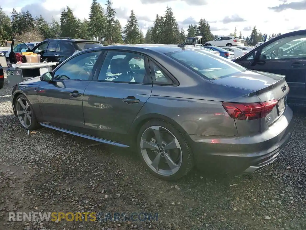 2 Photograph of a damaged car WAUEAAF45MA039716 AUDI A4 2021