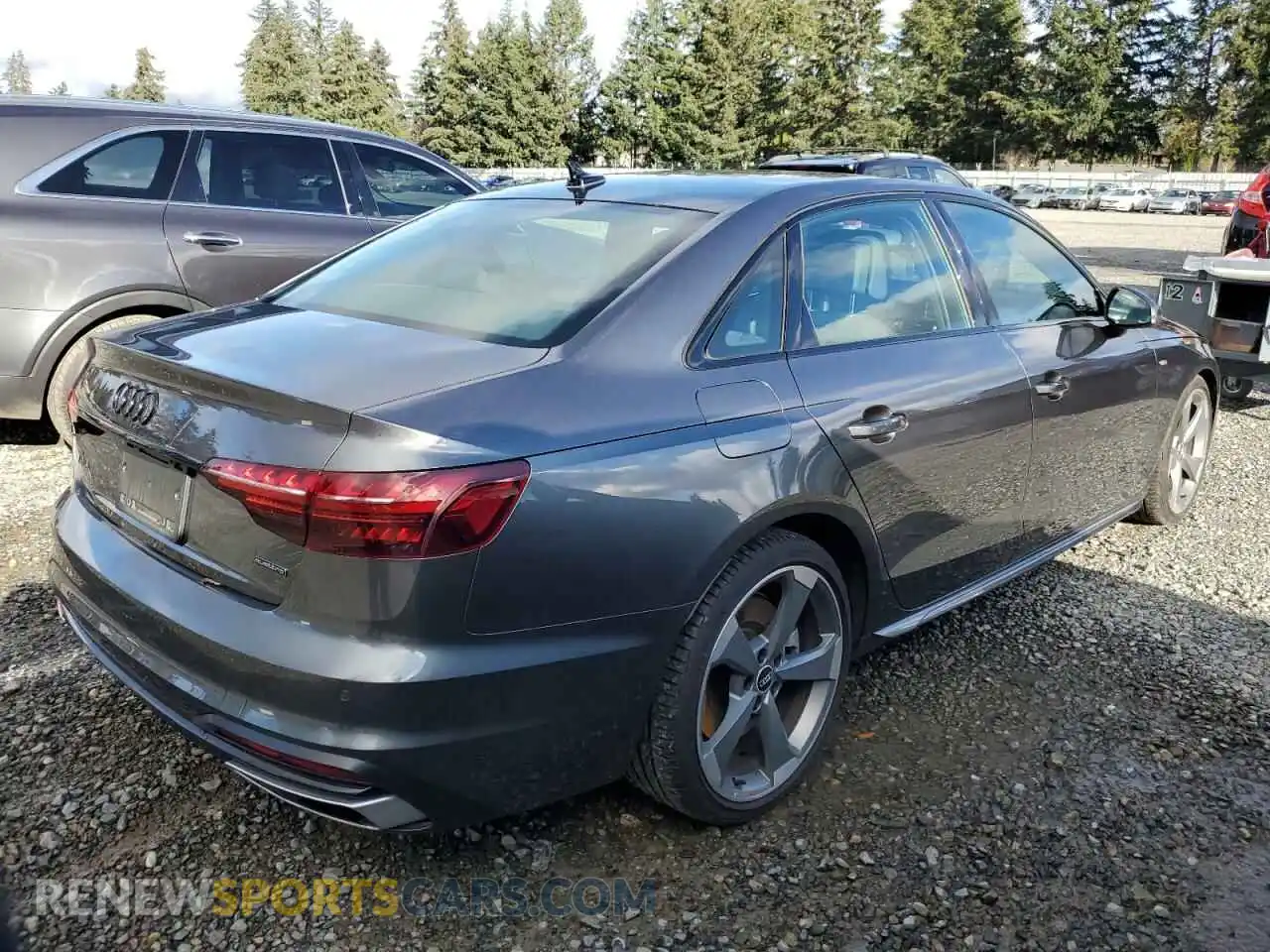 3 Photograph of a damaged car WAUEAAF45MA039716 AUDI A4 2021