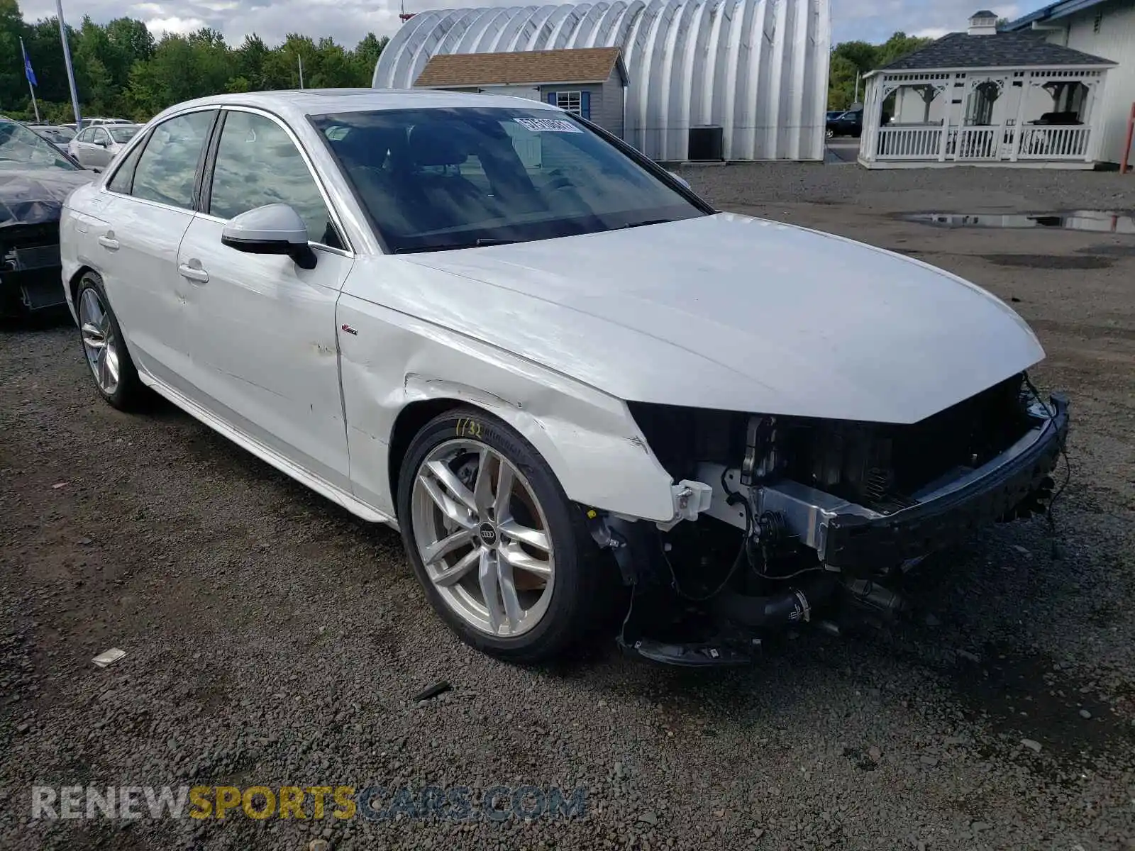 1 Photograph of a damaged car WAUEAAF45MA050876 AUDI A4 2021