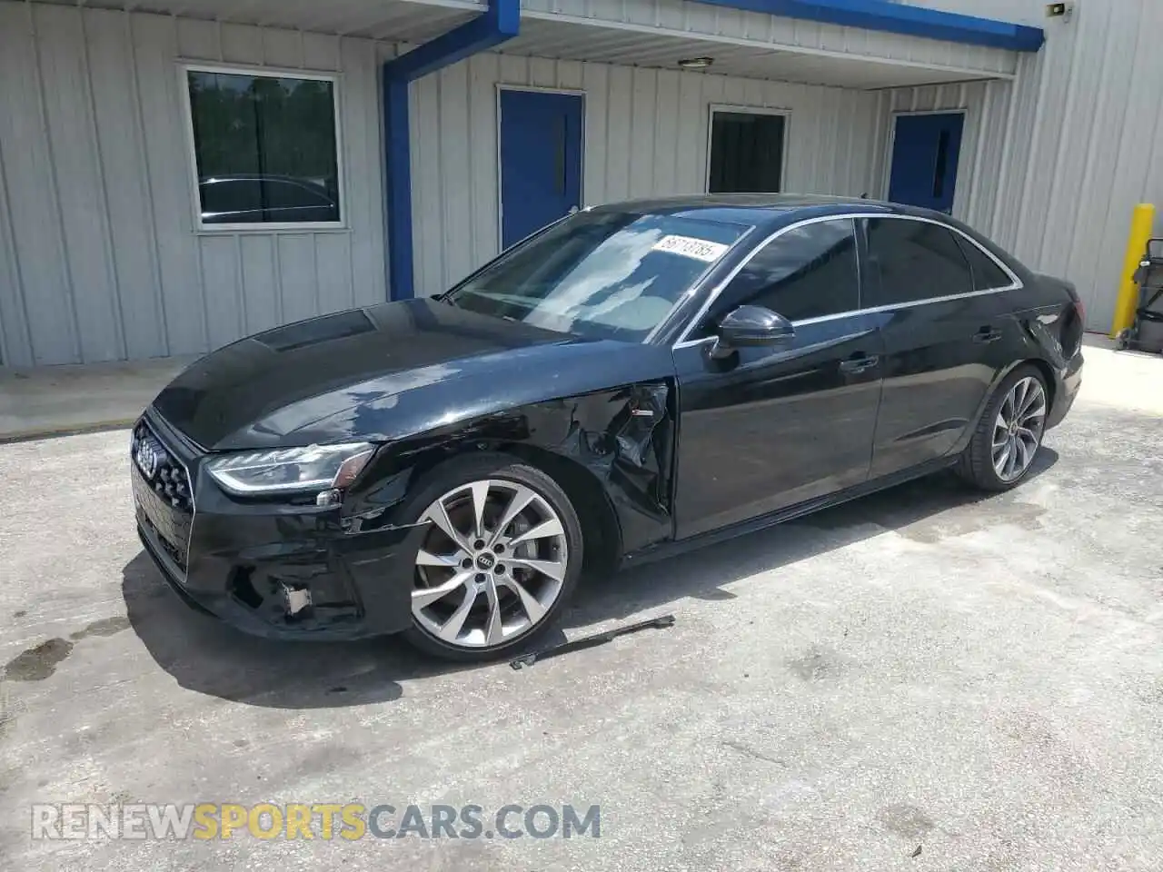 1 fotografías del automóvil dañado WAUEAAF45MN011777 AUDI A4 2021