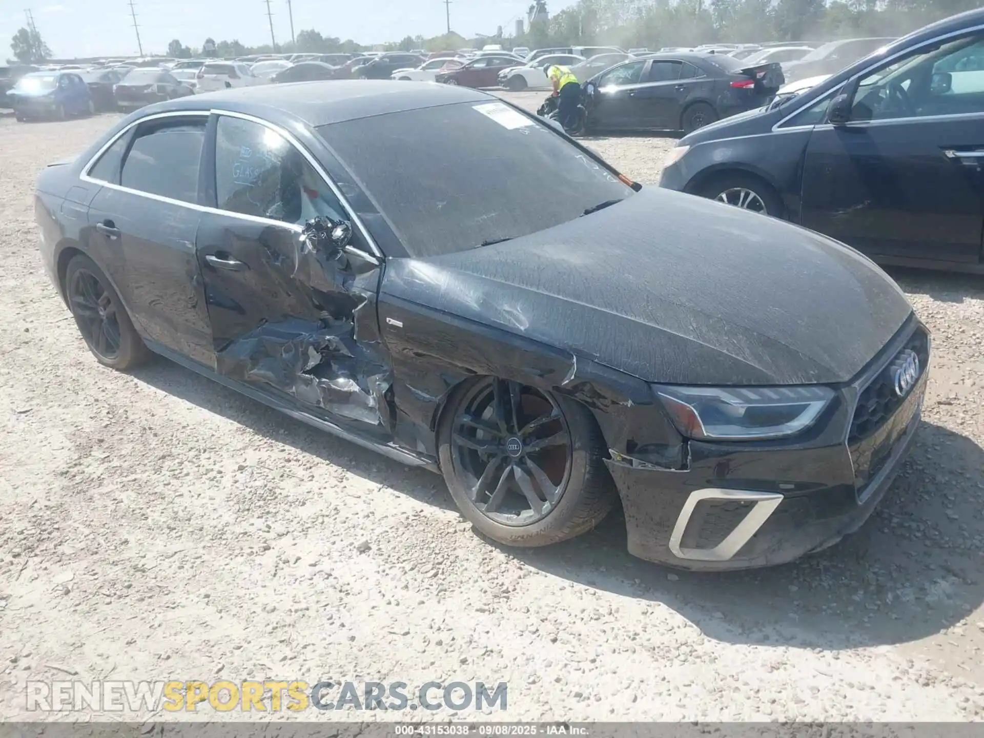 1 Photograph of a damaged car WAUEAAF46MA011861 AUDI A4 2021