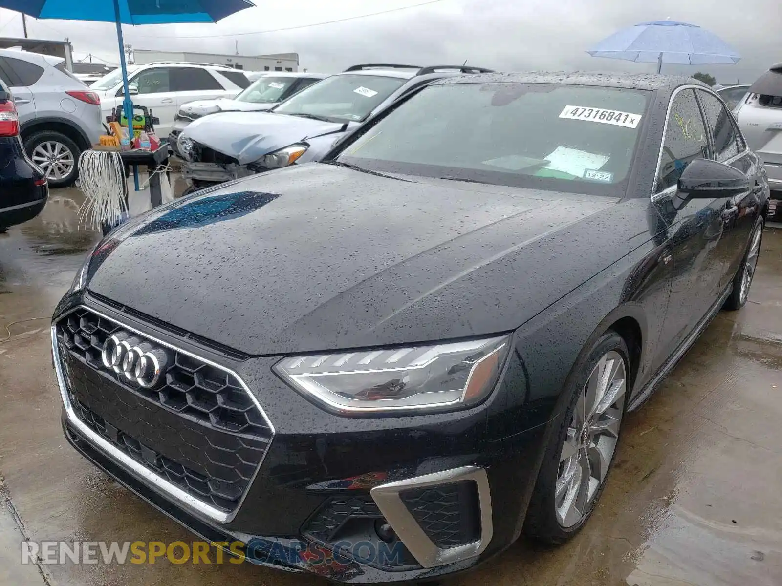 2 Photograph of a damaged car WAUEAAF46MN005695 AUDI A4 2021