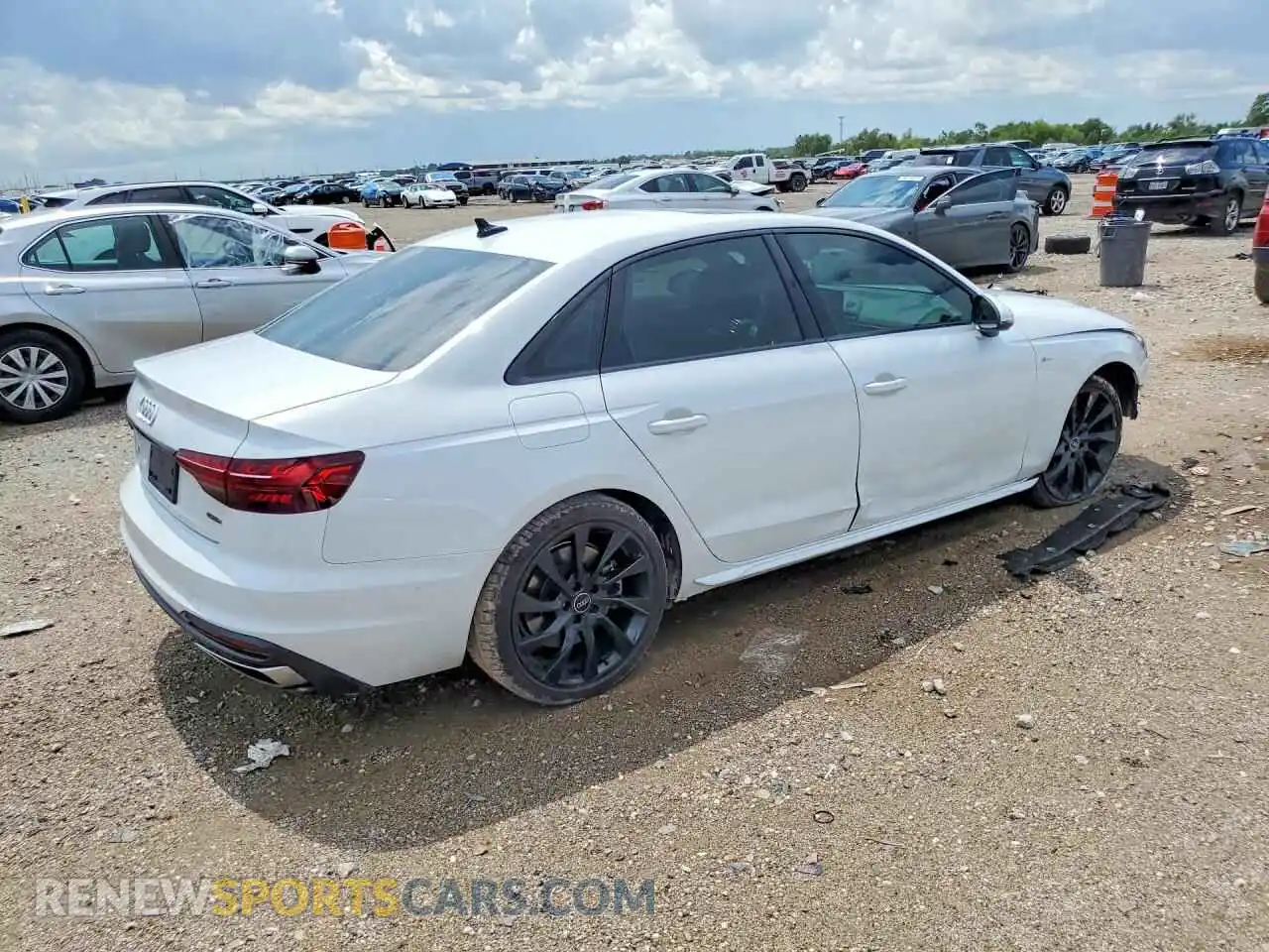 3 Photograph of a damaged car WAUEAAF46MN011612 AUDI A4 2021