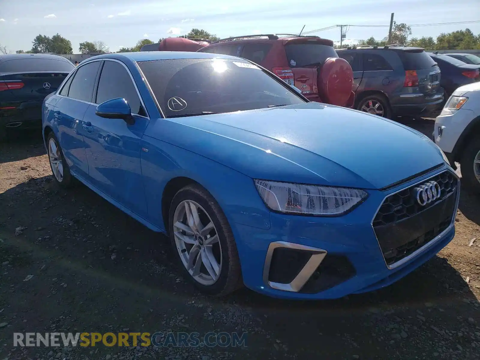 1 Photograph of a damaged car WAUEAAF47MA031147 AUDI A4 2021