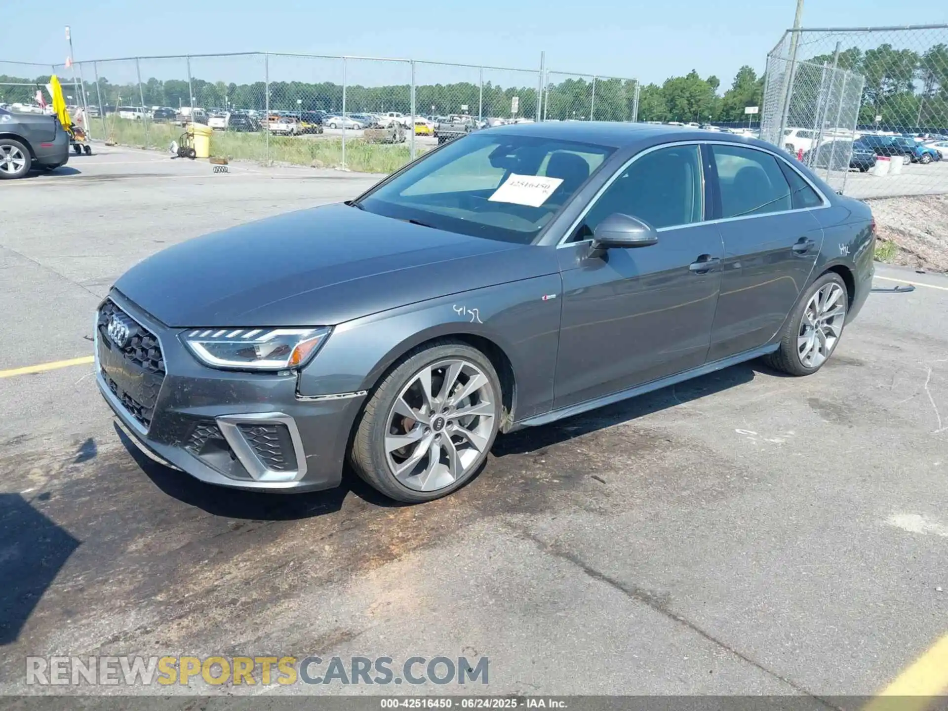 2 Photograph of a damaged car WAUEAAF47MA039474 AUDI A4 2021