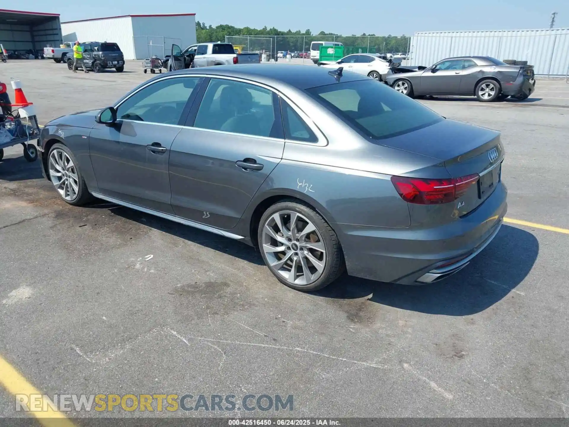 3 Photograph of a damaged car WAUEAAF47MA039474 AUDI A4 2021