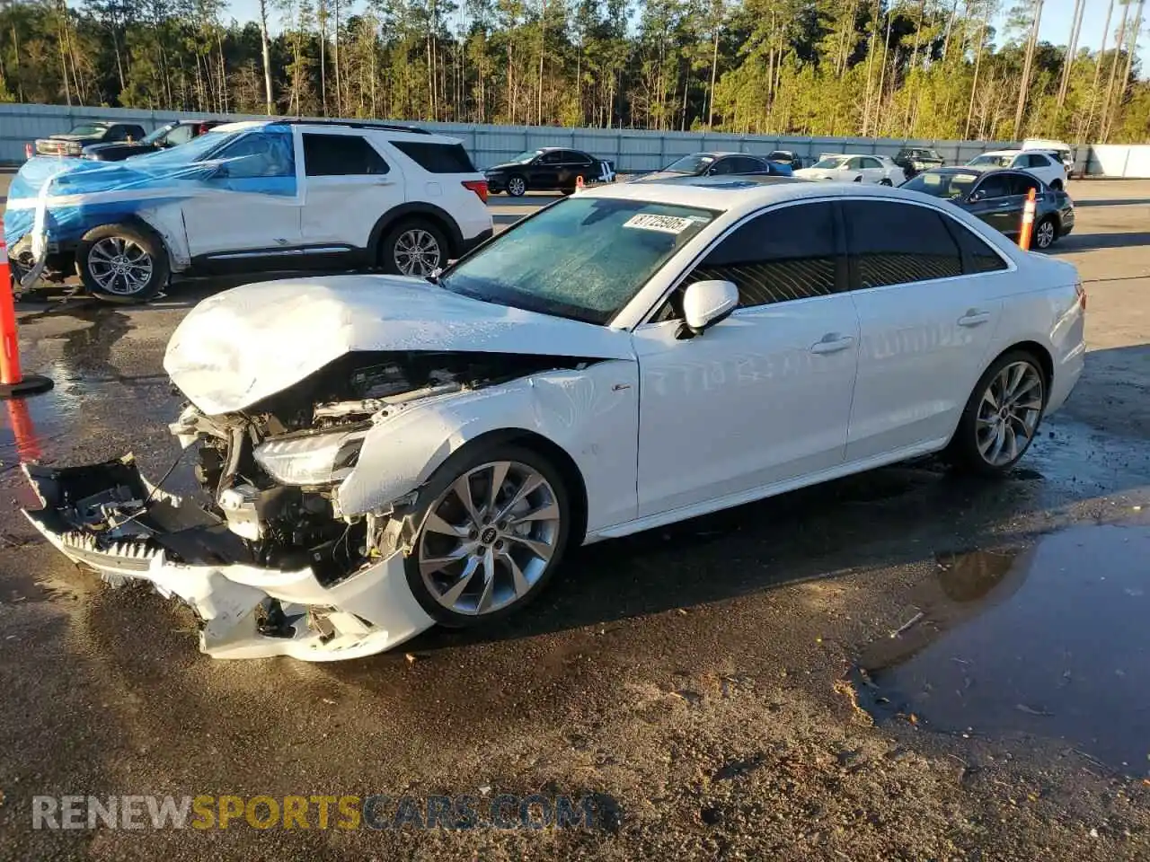 1 Photograph of a damaged car WAUEAAF48MA037250 AUDI A4 2021