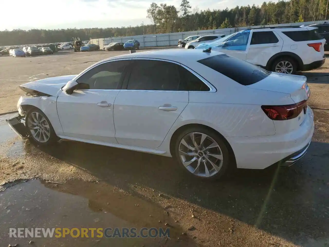 2 Photograph of a damaged car WAUEAAF48MA037250 AUDI A4 2021