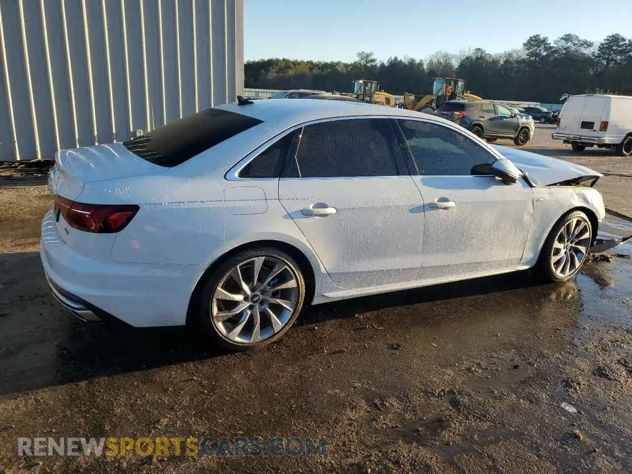 3 Photograph of a damaged car WAUEAAF48MA037250 AUDI A4 2021