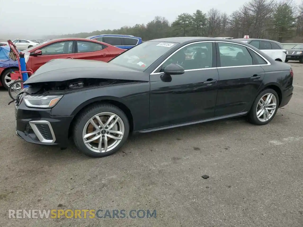 1 Photograph of a damaged car WAUEAAF48MA070488 AUDI A4 2021