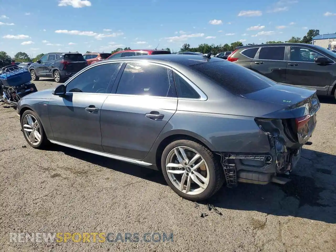 2 Photograph of a damaged car WAUEAAF49MA018738 AUDI A4 2021