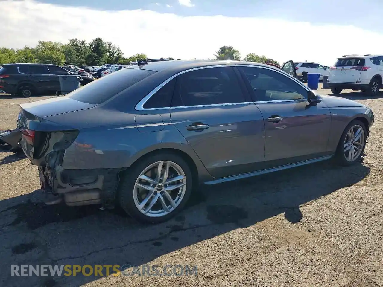 3 Photograph of a damaged car WAUEAAF49MA018738 AUDI A4 2021