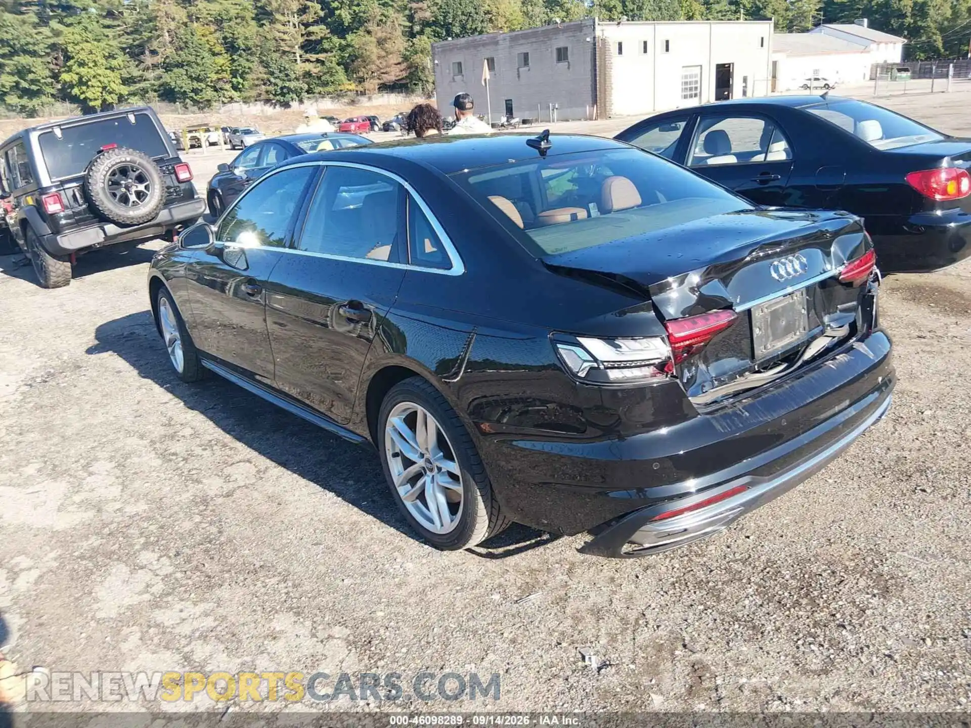 3 Photograph of a damaged car WAUEAAF49MA029044 AUDI A4 2021