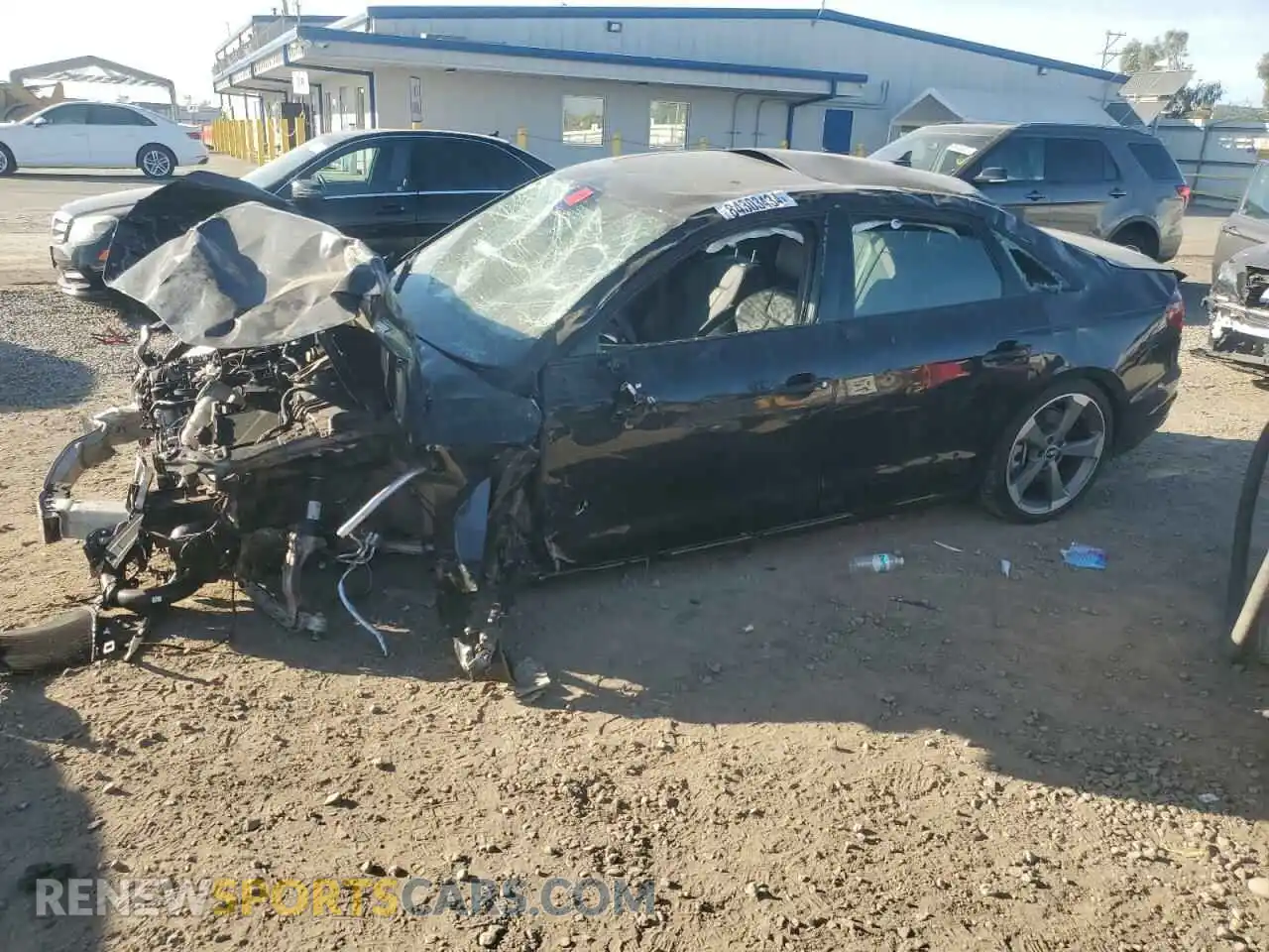 1 Photograph of a damaged car WAUEAAF49MN012317 AUDI A4 2021