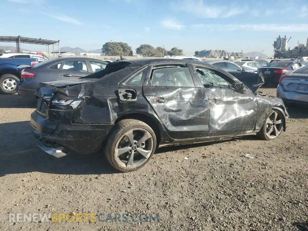 3 Photograph of a damaged car WAUEAAF49MN012317 AUDI A4 2021