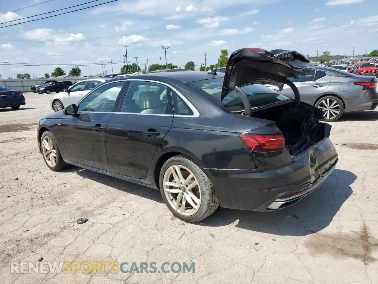 2 Photograph of a damaged car WAUEAAF49MN015119 AUDI A4 2021