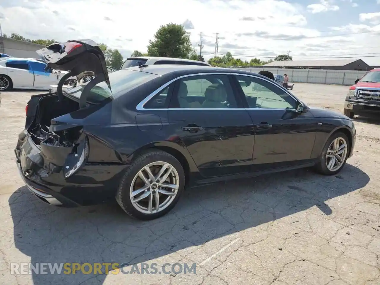 3 Photograph of a damaged car WAUEAAF49MN015119 AUDI A4 2021