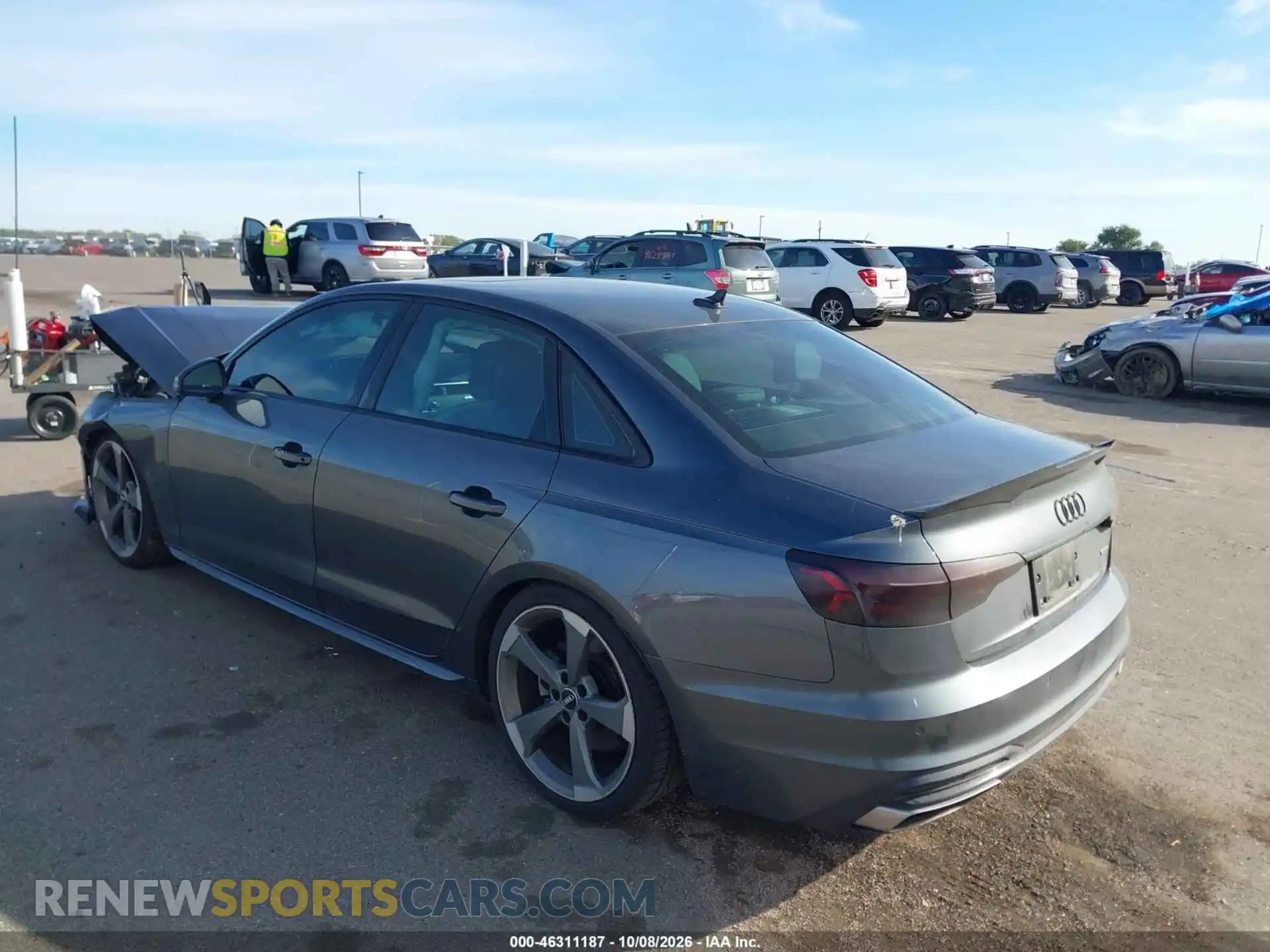 3 Фотография поврежденного автомобиля WAUEAAF4XMA024211 AUDI A4 2021