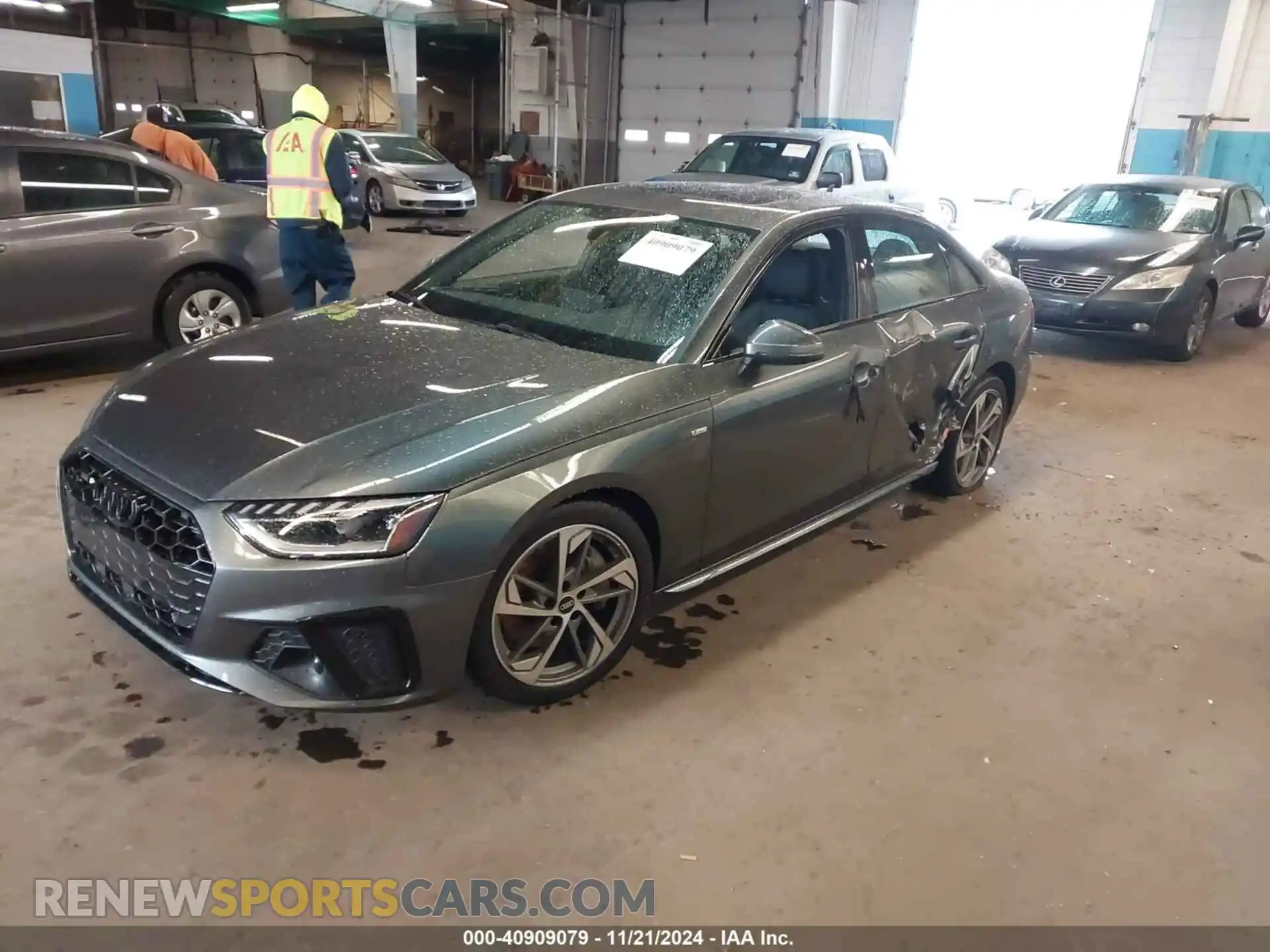 2 Photograph of a damaged car WAUEAAF4XMA070251 AUDI A4 2021