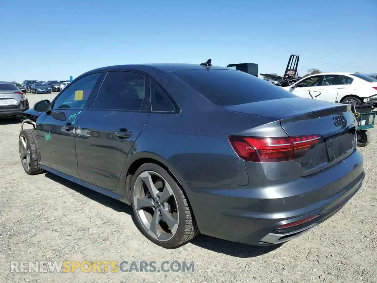 2 Photograph of a damaged car WAUEAAF4XMN007241 AUDI A4 2021