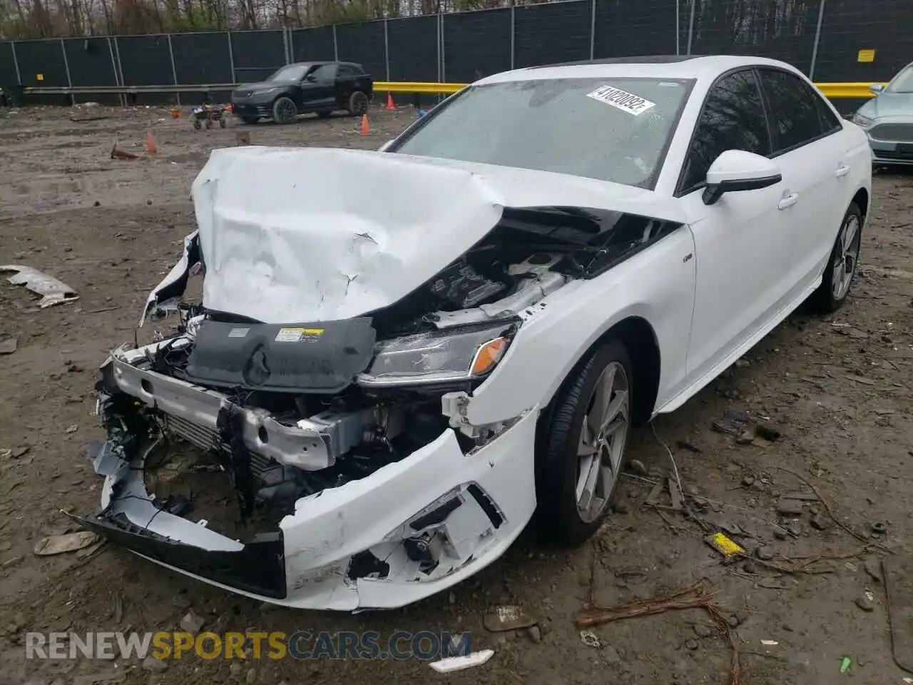 2 Photograph of a damaged car WAUEABF48MA019031 AUDI A4 2021