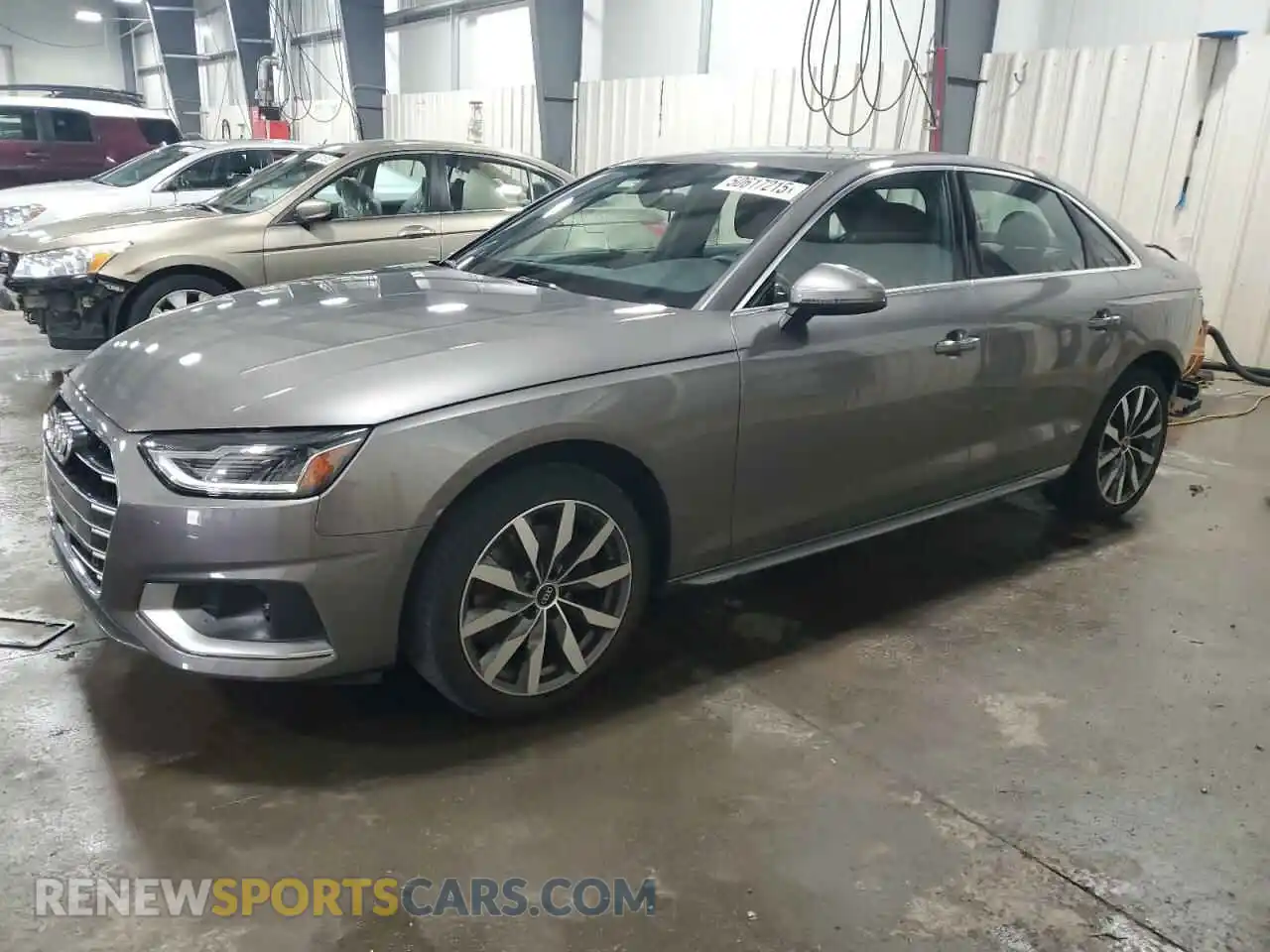 1 Photograph of a damaged car WAUABAF41NA019721 AUDI A4 2022