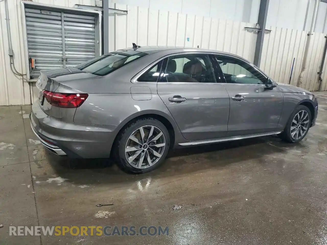 3 Photograph of a damaged car WAUABAF41NA019721 AUDI A4 2022