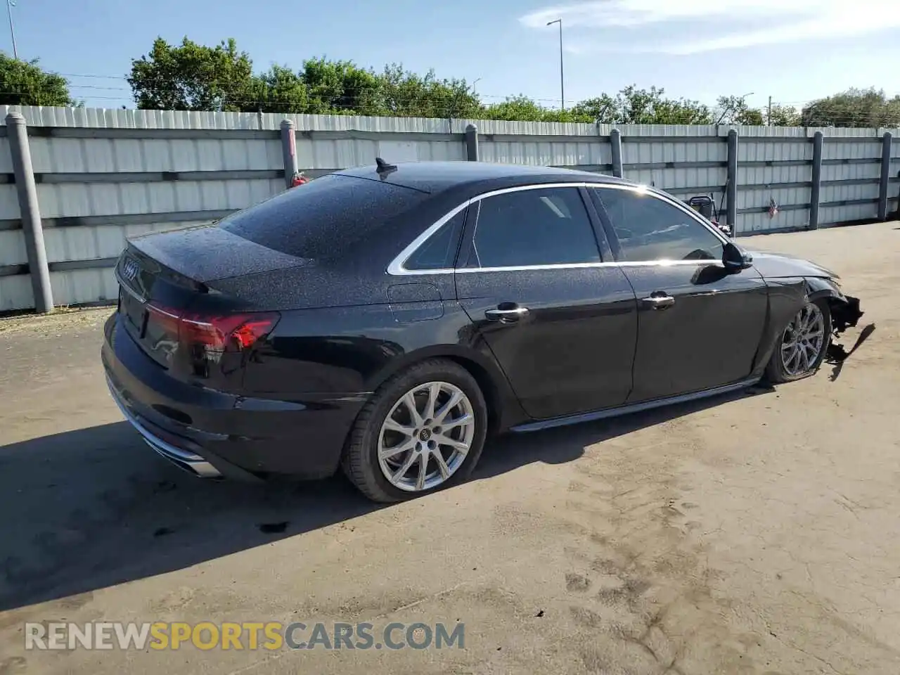 3 Photograph of a damaged car WAUABAF41NN007478 AUDI A4 2022