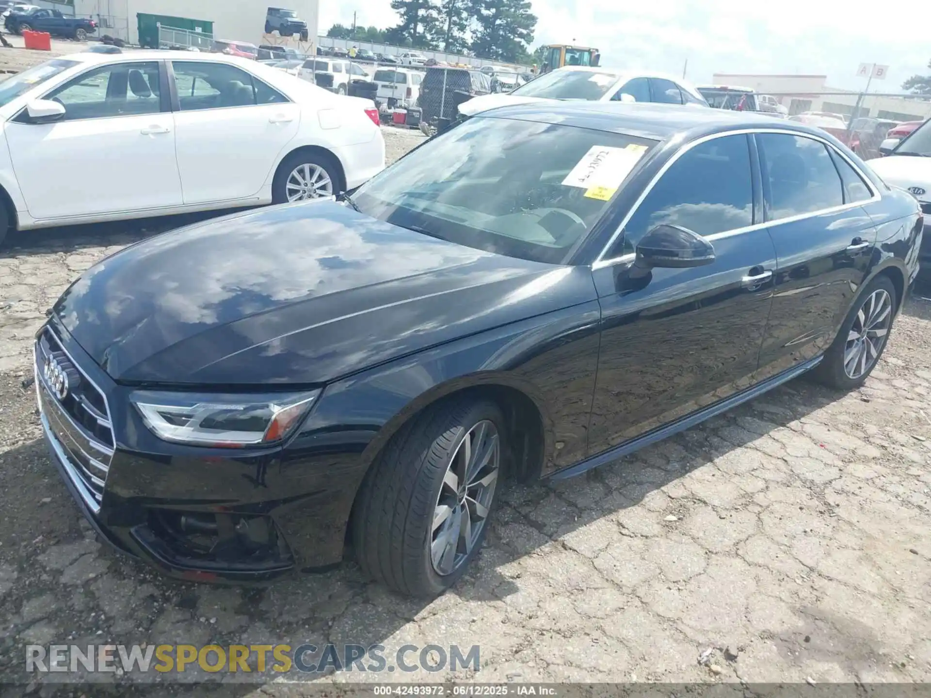 2 Photograph of a damaged car WAUABAF42NN001964 AUDI A4 2022