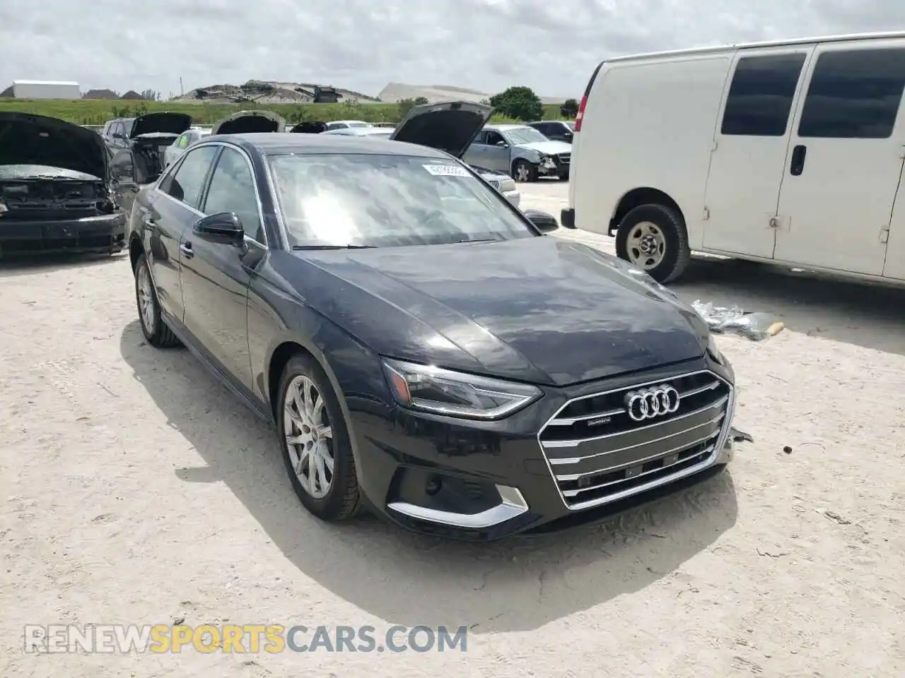1 fotografías del automóvil dañado WAUABAF43NA004623 AUDI A4 2022