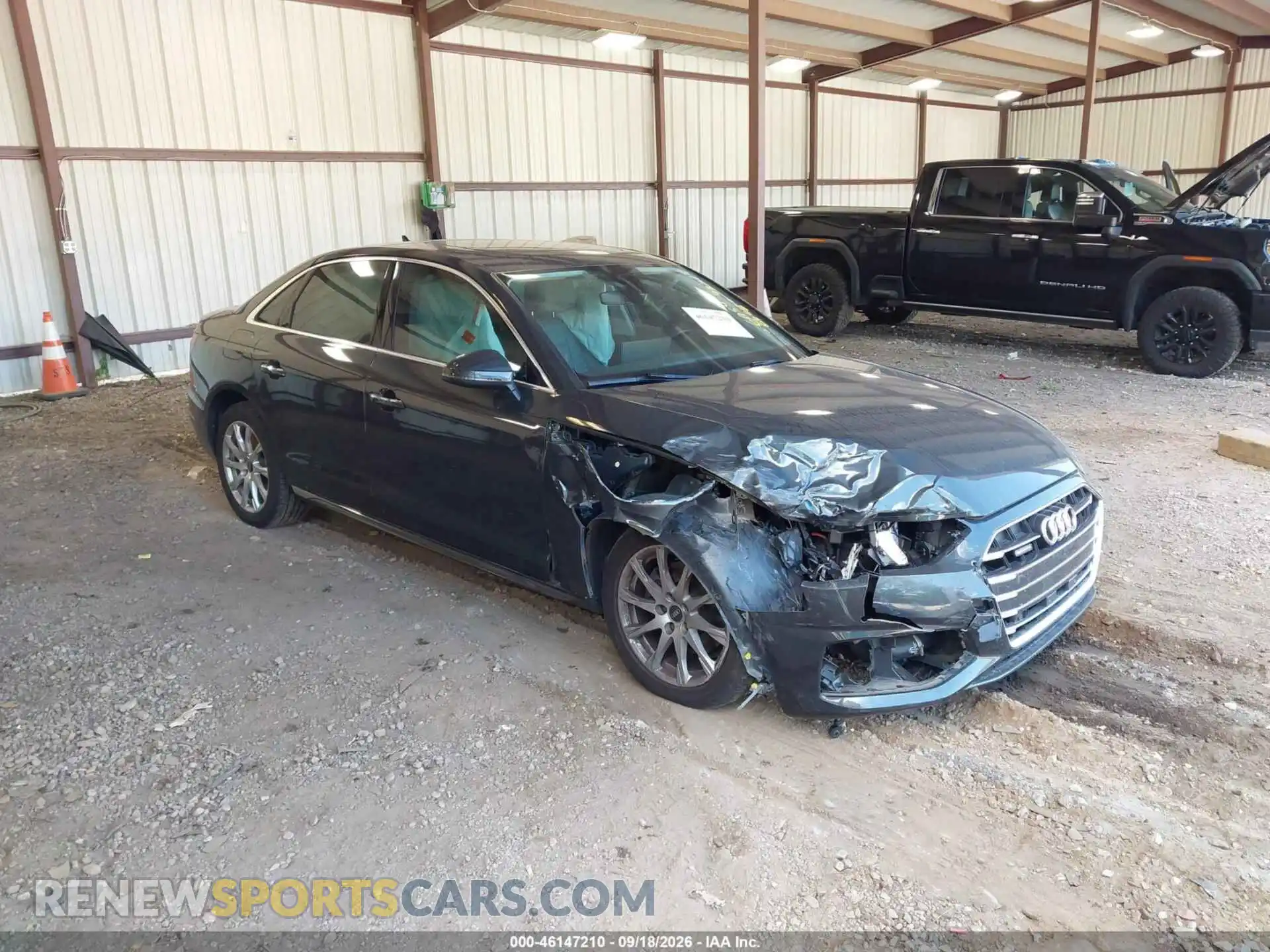 1 Photograph of a damaged car WAUABAF43NA006954 AUDI A4 2022