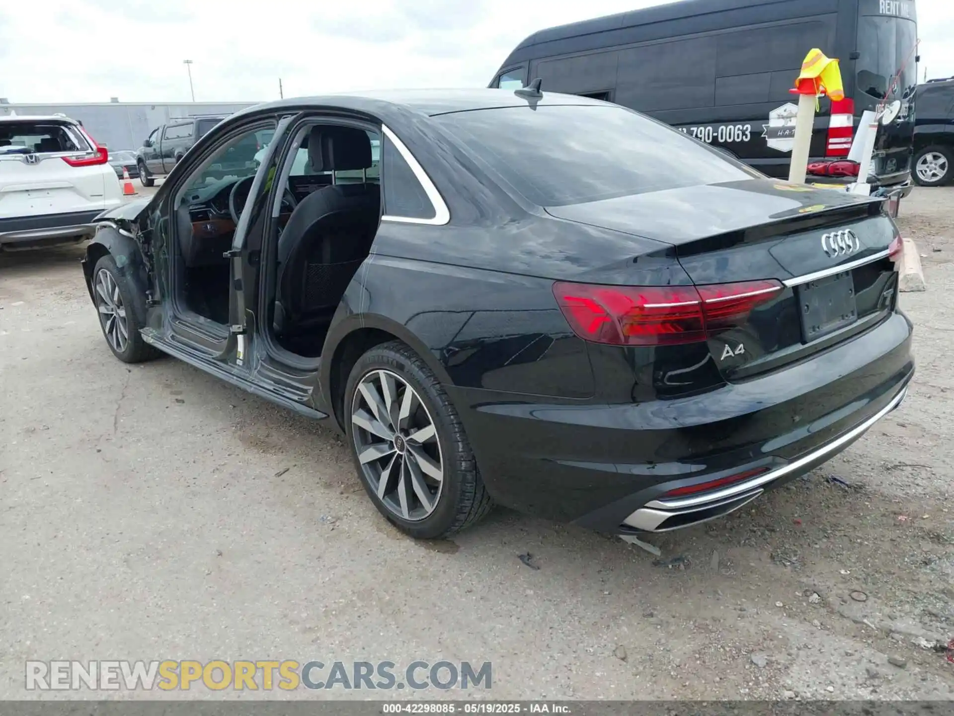 3 Photograph of a damaged car WAUABAF44NA018899 AUDI A4 2022