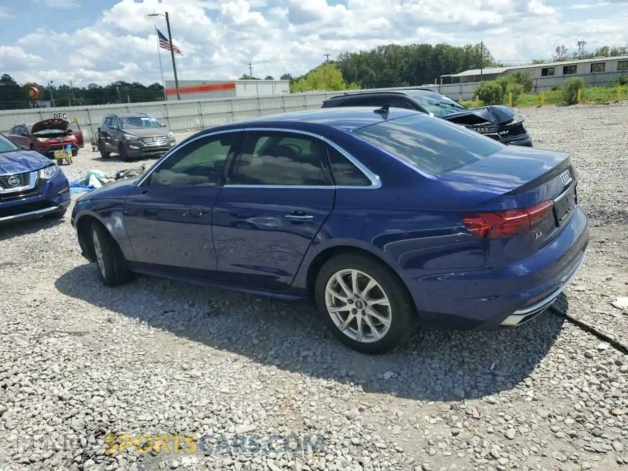2 Photograph of a damaged car WAUABAF47NA005094 AUDI A4 2022