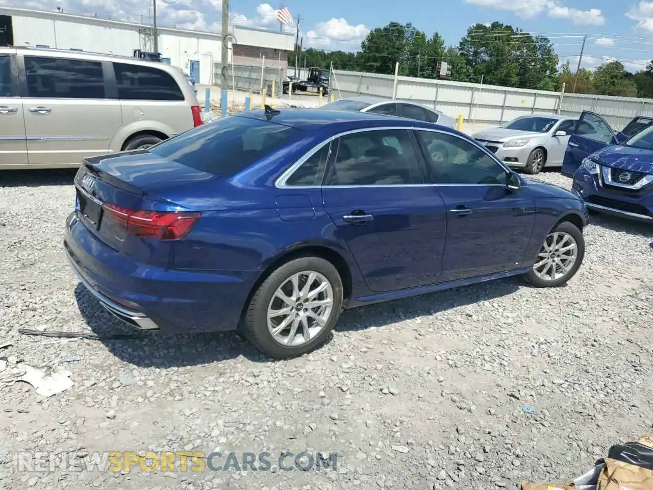 3 Photograph of a damaged car WAUABAF47NA005094 AUDI A4 2022
