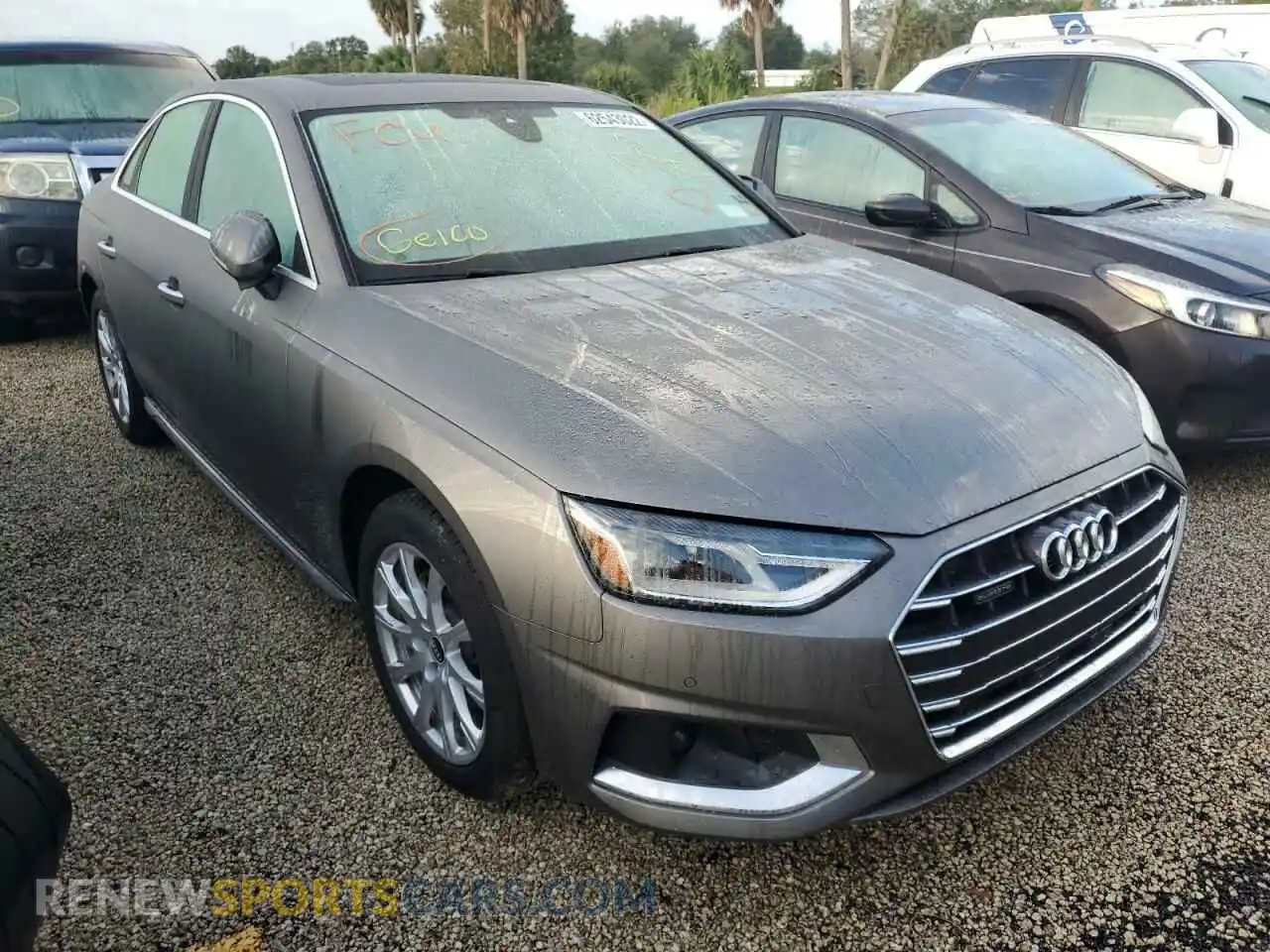 1 Photograph of a damaged car WAUABAF47NA006665 AUDI A4 2022