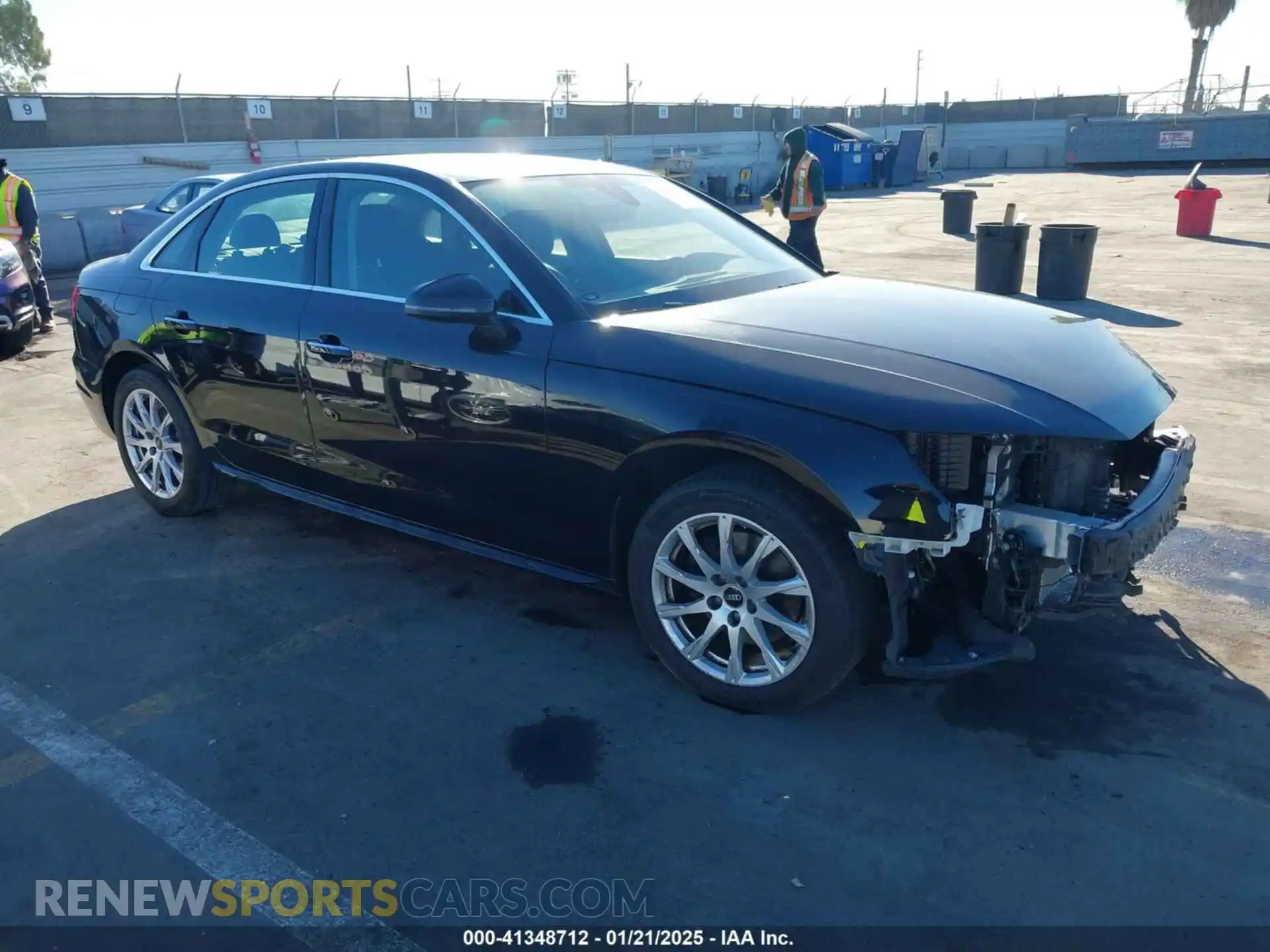 1 Photograph of a damaged car WAUABAF48NN002875 AUDI A4 2022