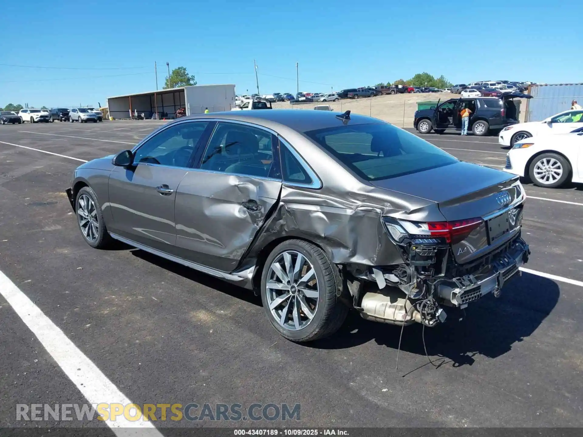 3 Photograph of a damaged car WAUABAF4XNA011522 AUDI A4 2022