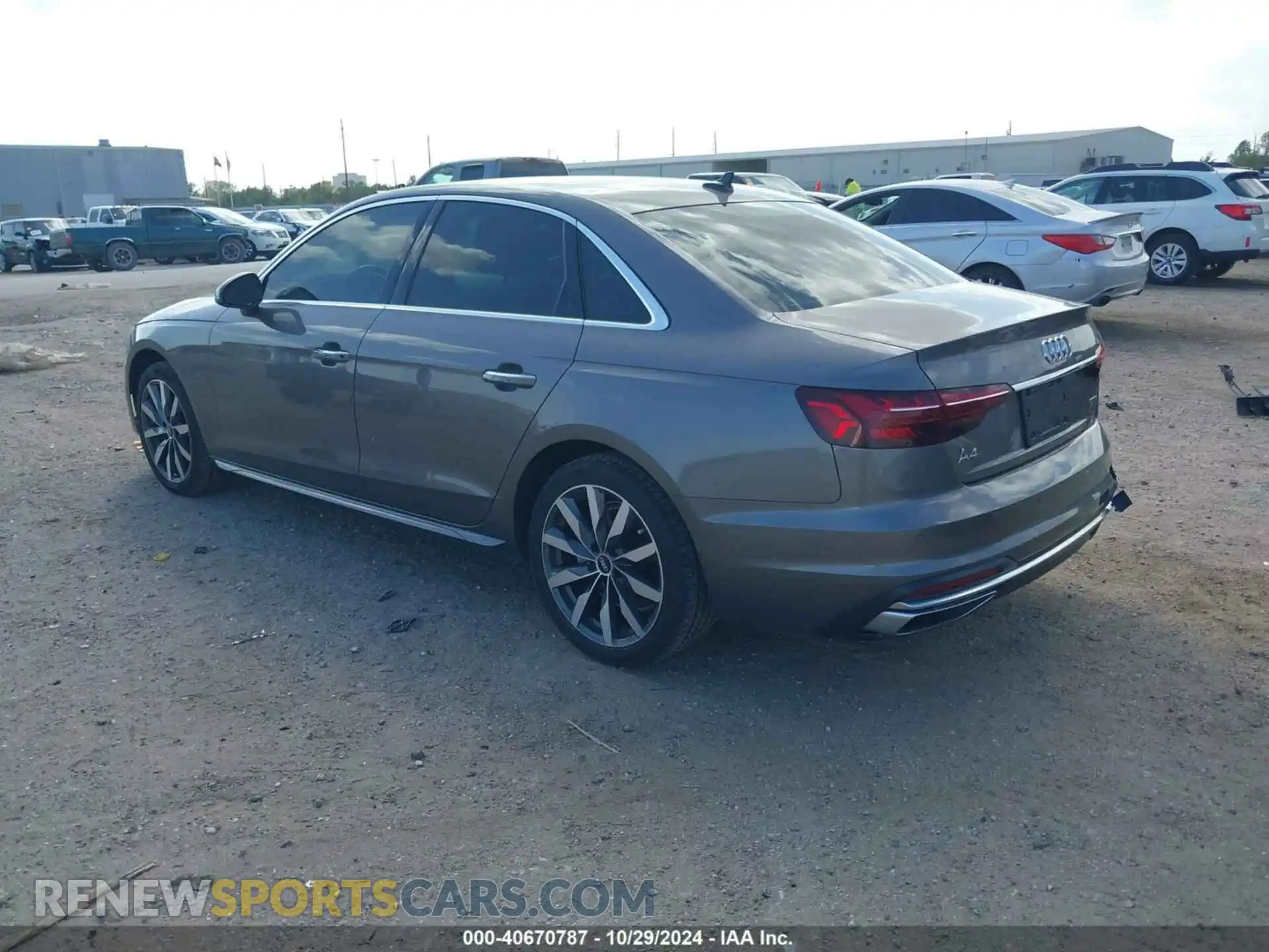 3 Photograph of a damaged car WAUABAF4XNA012587 AUDI A4 2022