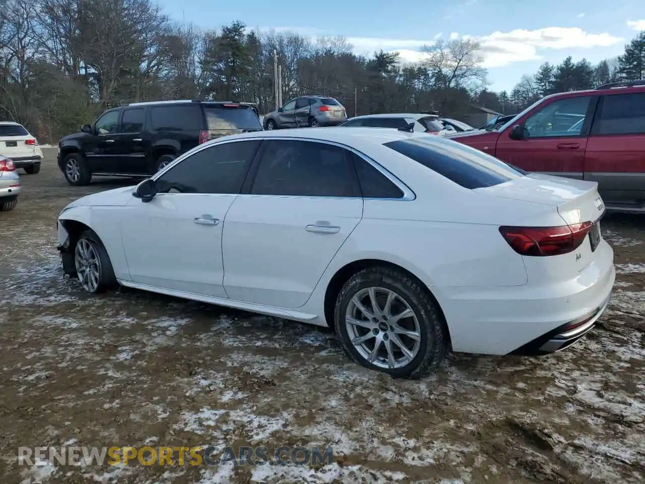 2 Photograph of a damaged car WAUABAF4XNN013103 AUDI A4 2022