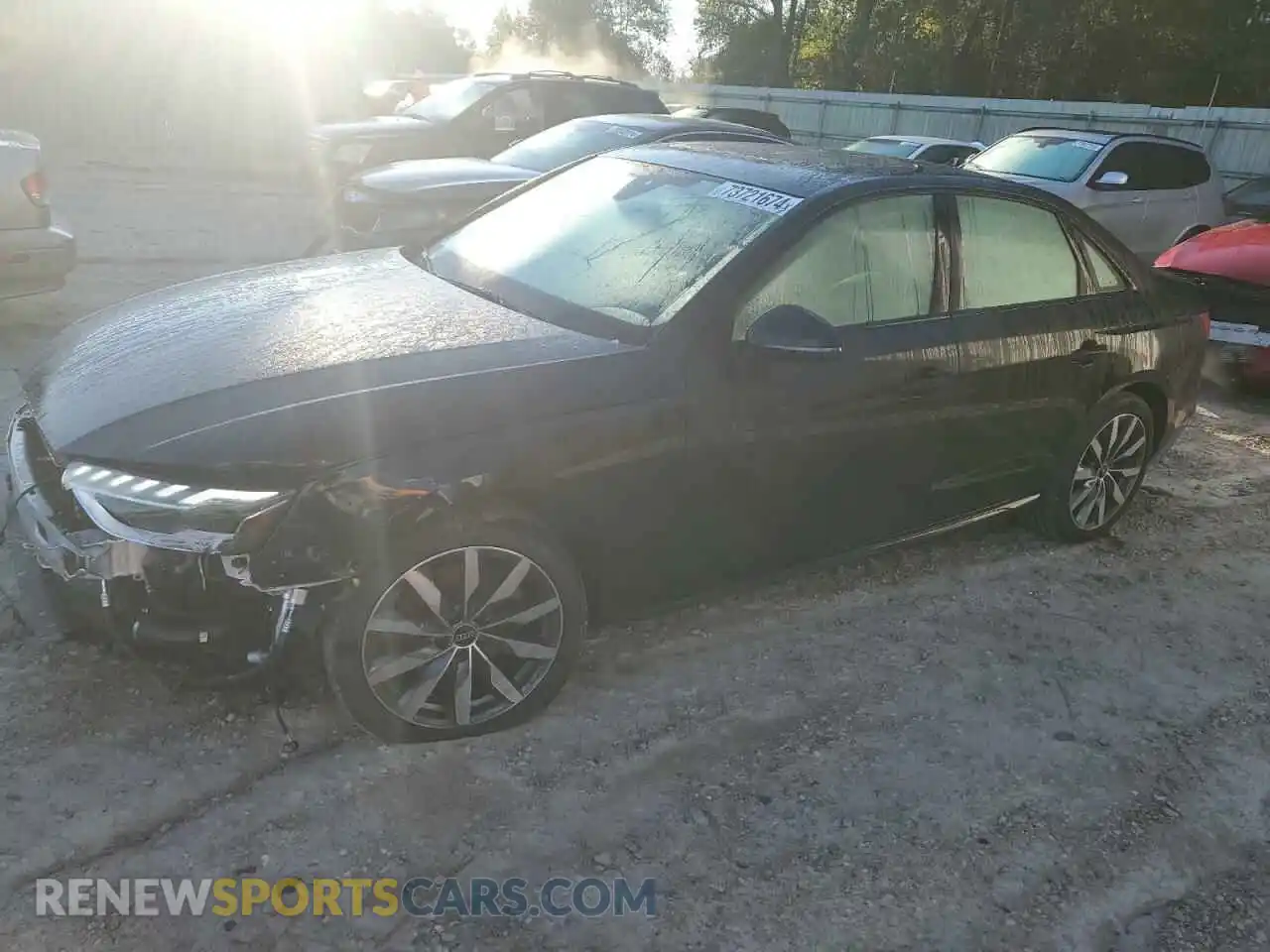 1 Photograph of a damaged car WAUBBAF43NN002867 AUDI A4 2022