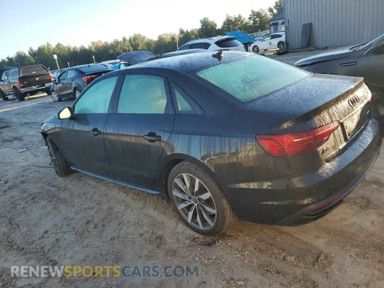 2 Photograph of a damaged car WAUBBAF43NN002867 AUDI A4 2022