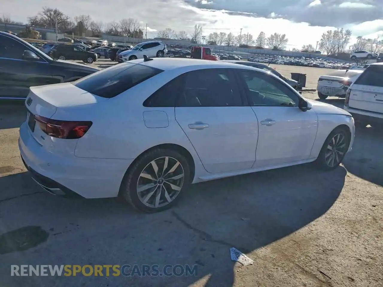 3 Photograph of a damaged car WAUBBAF44NN009763 AUDI A4 2022