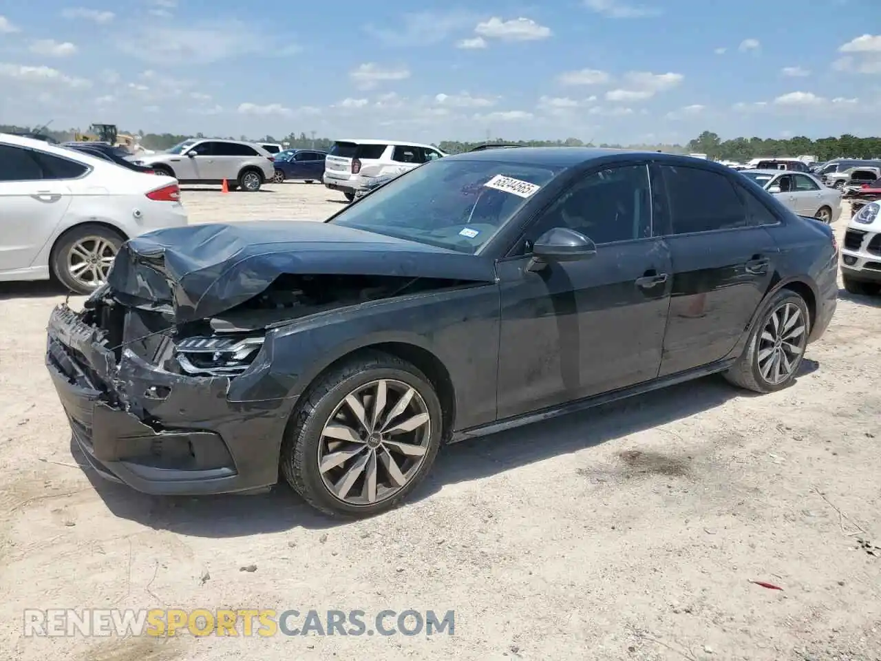 1 fotografías del automóvil dañado WAUCBAF45NN001174 AUDI A4 2022