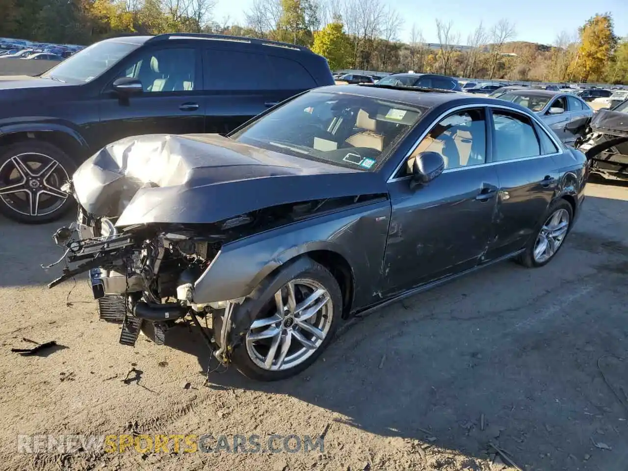 1 Photograph of a damaged car WAUEAAF40NN006519 AUDI A4 2022