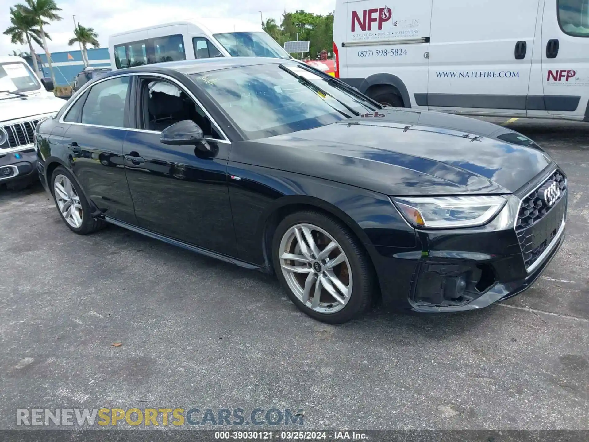 1 Фотография поврежденного автомобиля WAUEAAF40NN011512 AUDI A4 2022