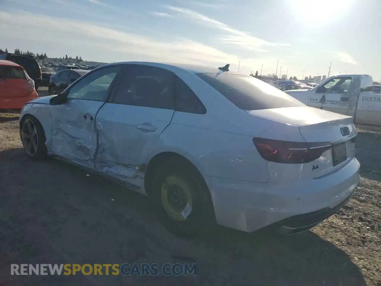 2 Photograph of a damaged car WAUEAAF43NN003730 AUDI A4 2022