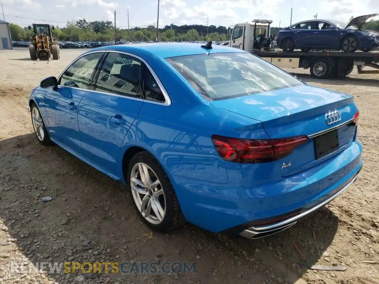 3 Photograph of a damaged car WAUEAAF43NN009026 AUDI A4 2022