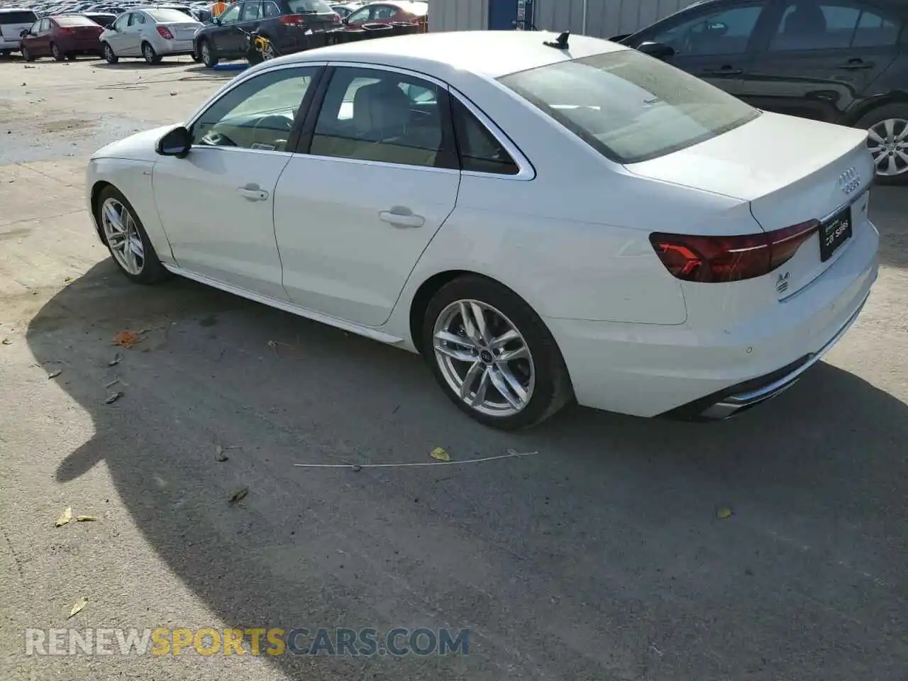 2 Photograph of a damaged car WAUEAAF43NN014159 AUDI A4 2022