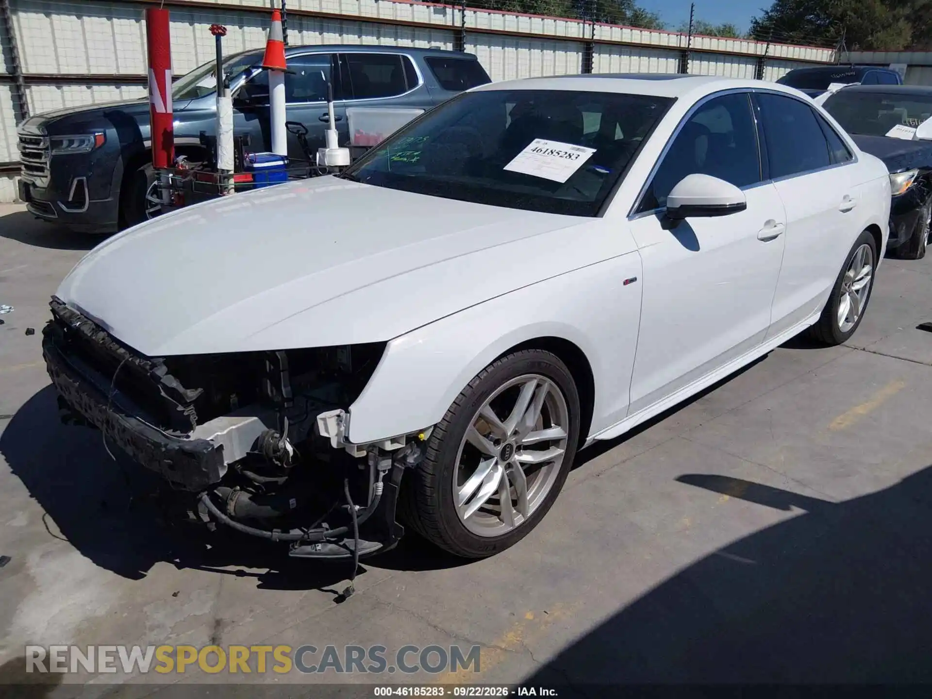 2 Photograph of a damaged car WAUEAAF44NN003865 AUDI A4 2022